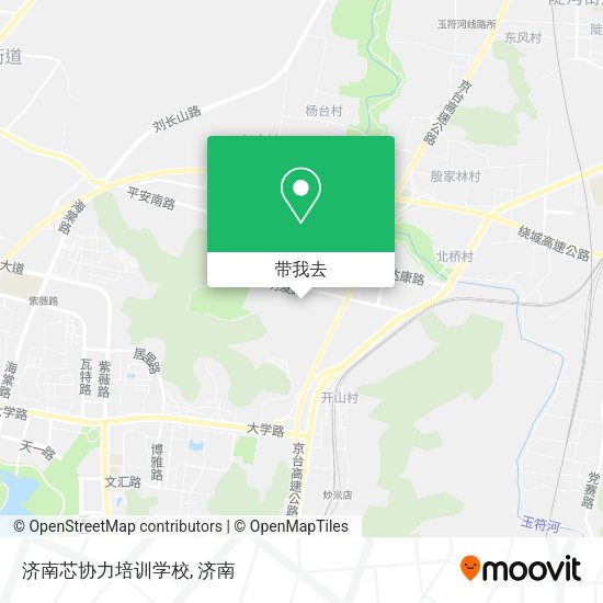 济南芯协力培训学校地图