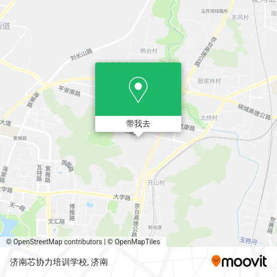 济南芯协力培训学校地图