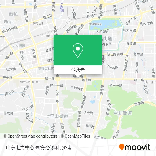 山东电力中心医院-急诊科地图