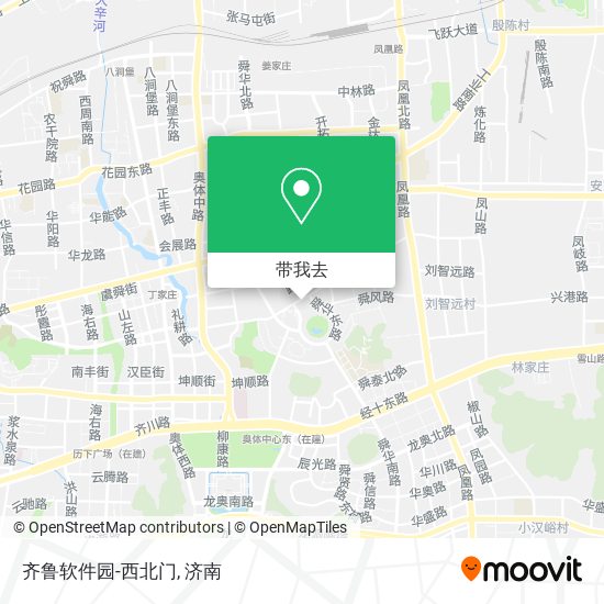 齐鲁软件园-西北门地图