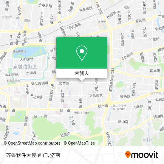 齐鲁软件大厦-西门地图