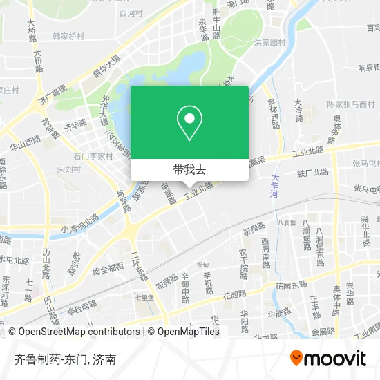 齐鲁制药-东门地图