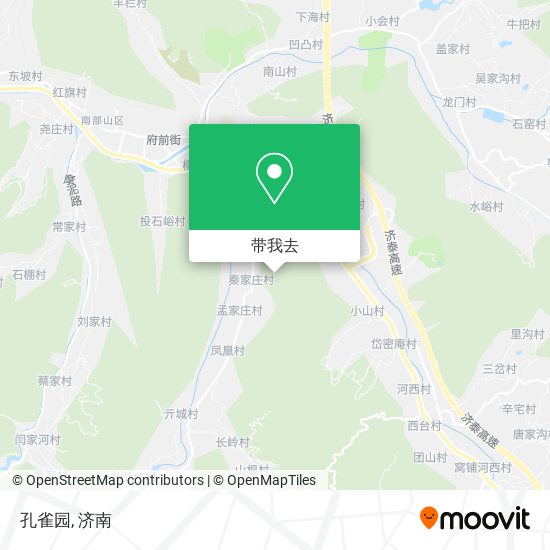 孔雀园地图