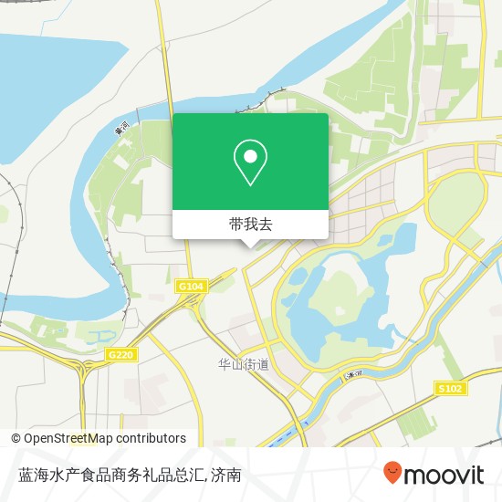 蓝海水产食品商务礼品总汇地图