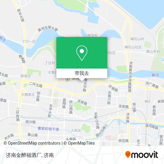 济南金醉福酒厂地图