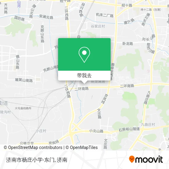 济南市杨庄小学-东门地图