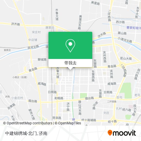 中建锦绣城-北门地图