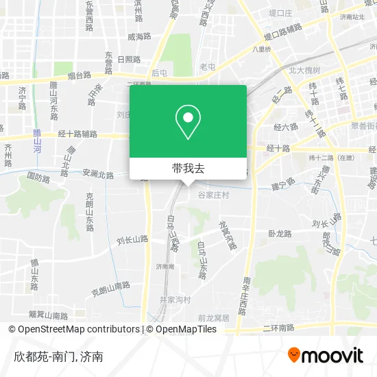 欣都苑-南门地图