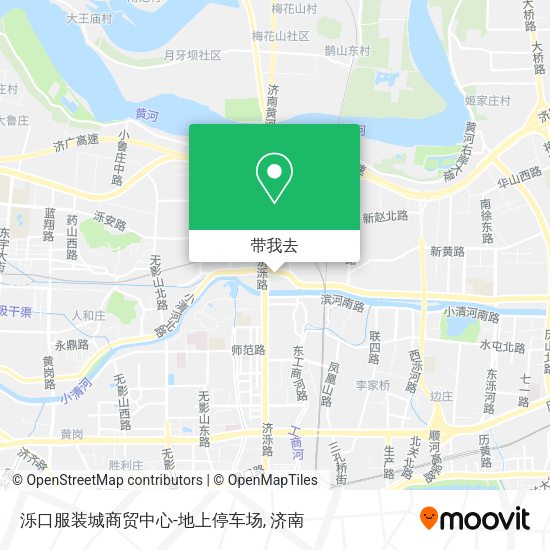 泺口服装城商贸中心-地上停车场地图