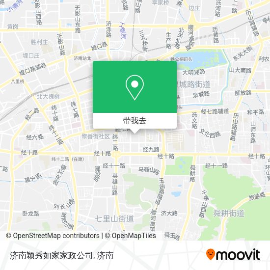 济南颖秀如家家政公司地图
