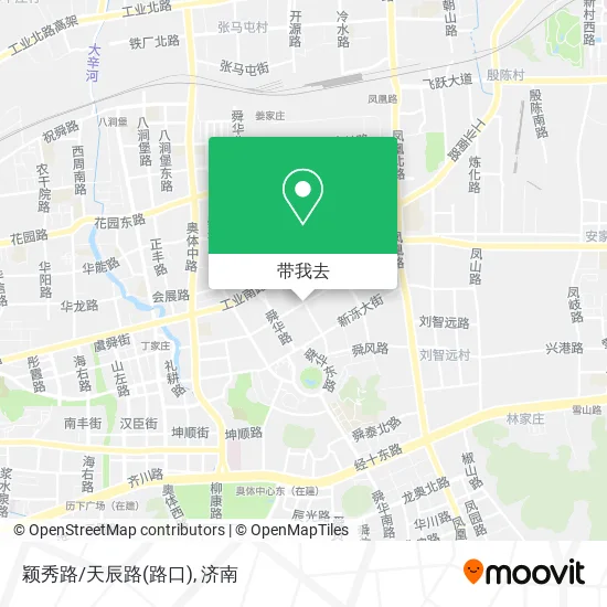 颖秀路/天辰路(路口)地图