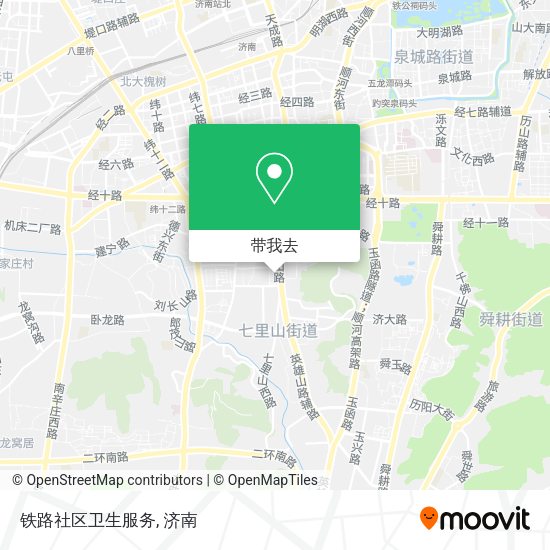 铁路社区卫生服务地图
