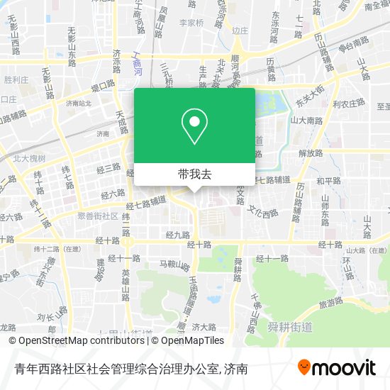 青年西路社区社会管理综合治理办公室地图