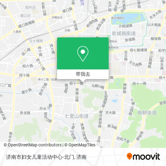 济南市妇女儿童活动中心-北门地图