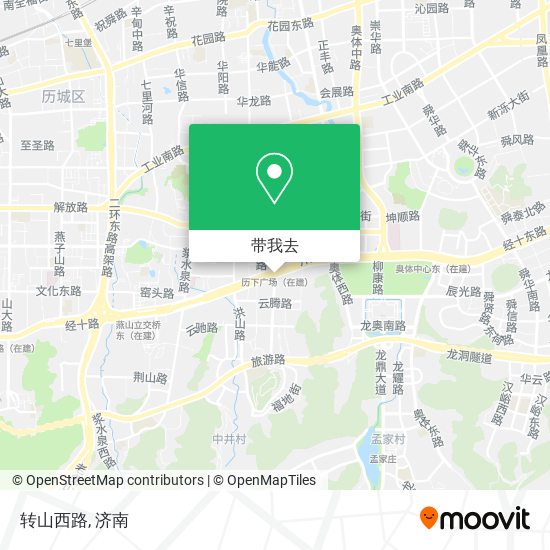 转山西路地图