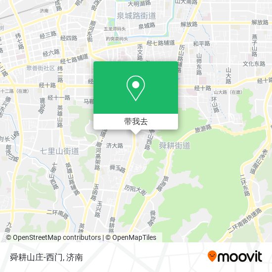 舜耕山庄-西门地图