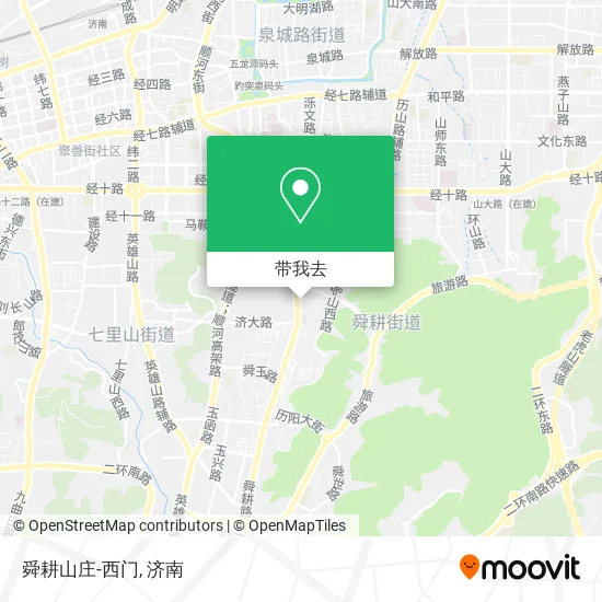 舜耕山庄-西门地图