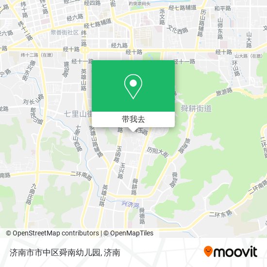 济南市市中区舜南幼儿园地图