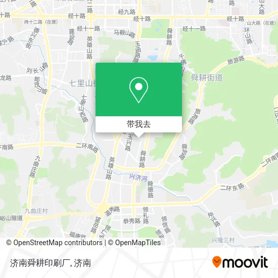 济南舜耕印刷厂地图
