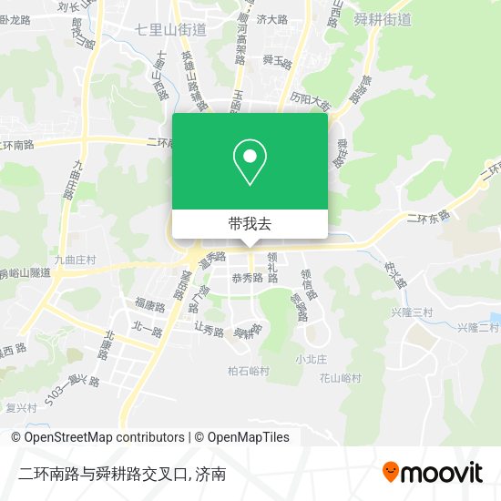 二环南路与舜耕路交叉口地图