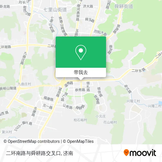 二环南路与舜耕路交叉口地图