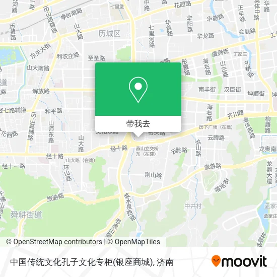 中国传统文化孔子文化专柜(银座商城)地图