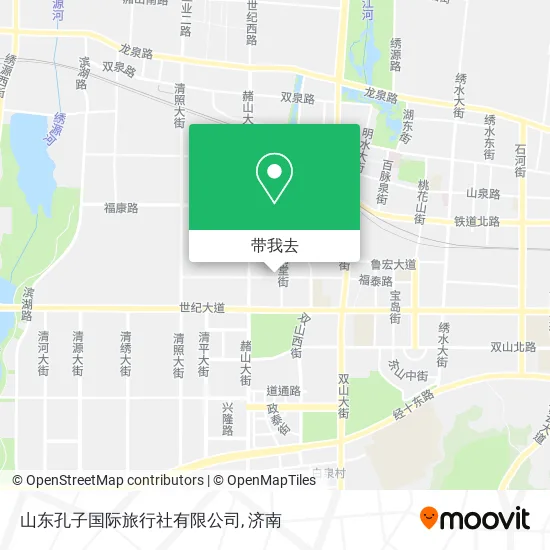 山东孔子国际旅行社有限公司地图