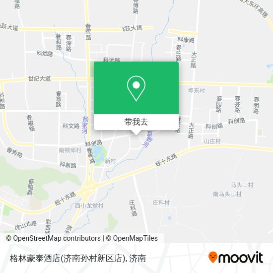 格林豪泰酒店(济南孙村新区店)地图
