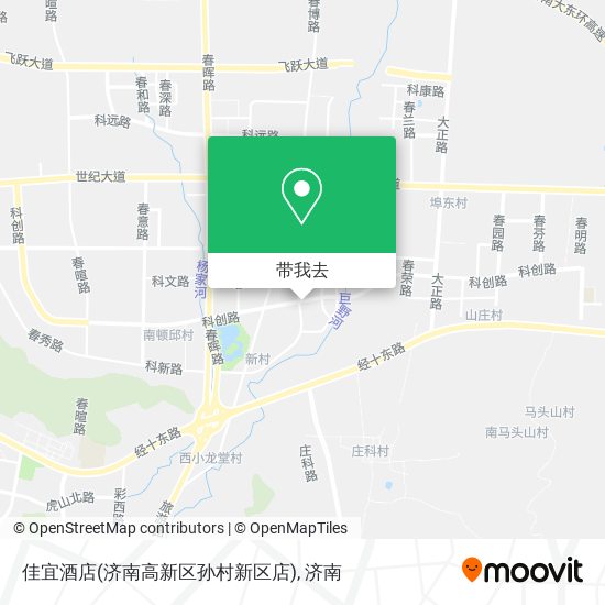 佳宜酒店(济南高新区孙村新区店)地图