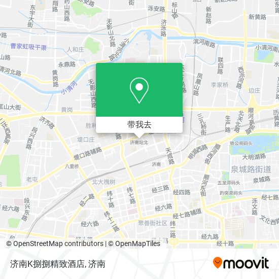 济南K捌捌精致酒店地图