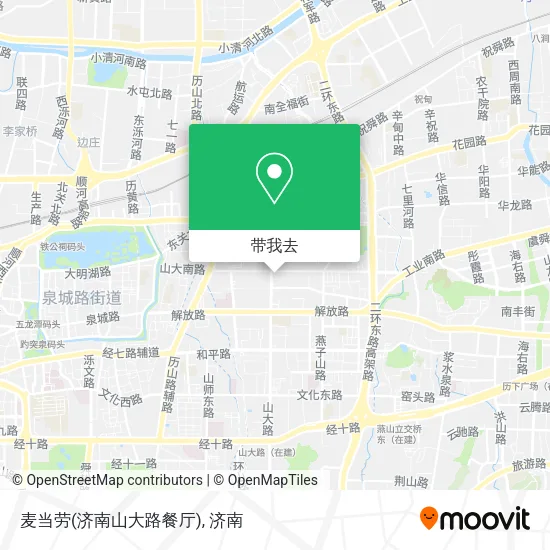 麦当劳(济南山大路餐厅)地图