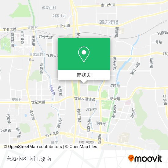 唐城小区-南门地图
