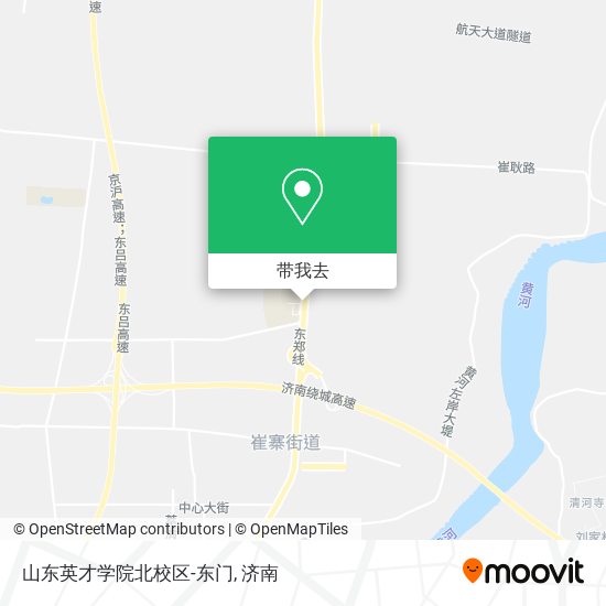 山东英才学院北校区-东门地图