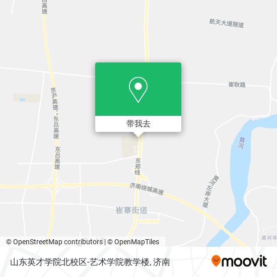 山东英才学院北校区-艺术学院教学楼地图