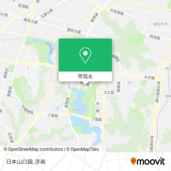 日本山口园地图
