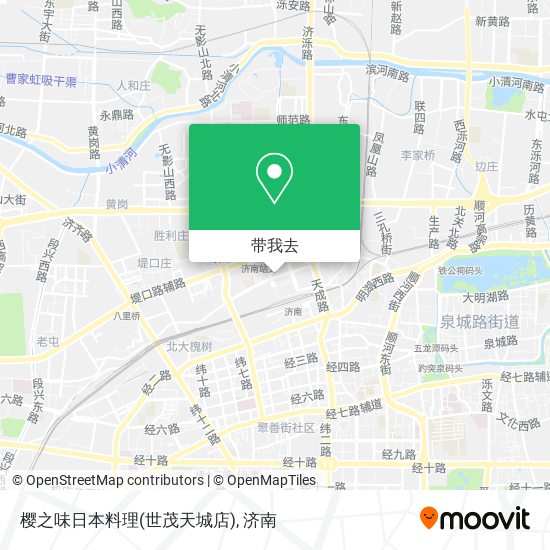 樱之味日本料理(世茂天城店)地图