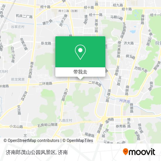 济南郎茂山公园风景区地图