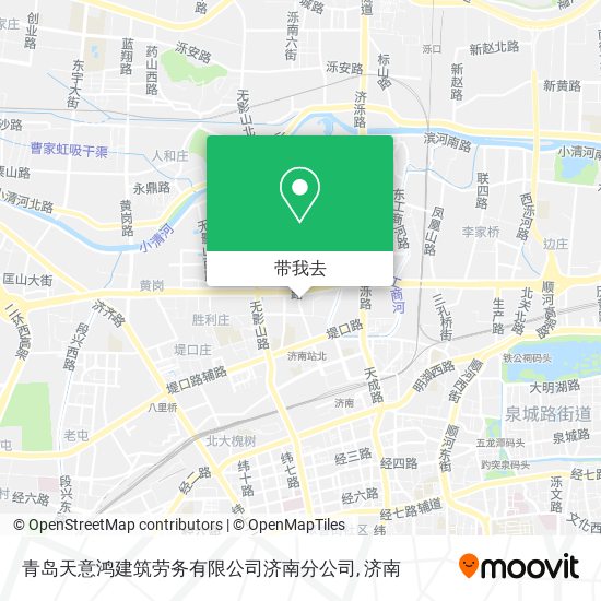 青岛天意鸿建筑劳务有限公司济南分公司地图