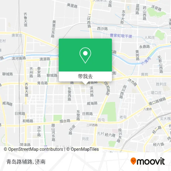 青岛路辅路地图