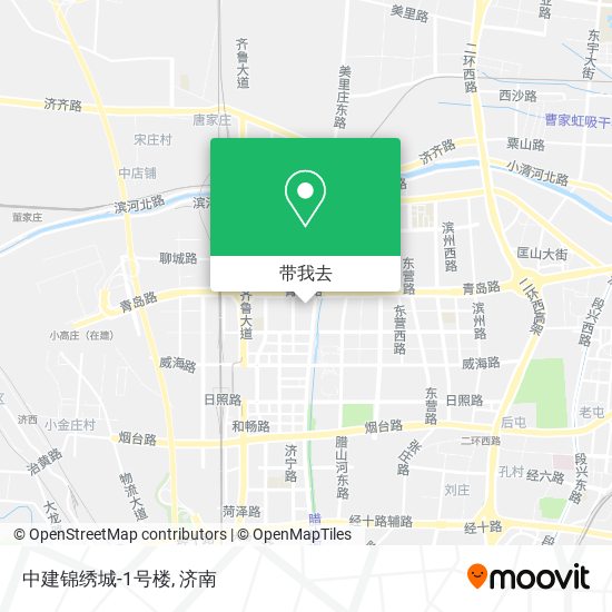 中建锦绣城-1号楼地图