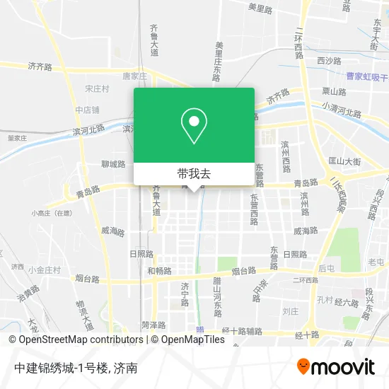 中建锦绣城-1号楼地图