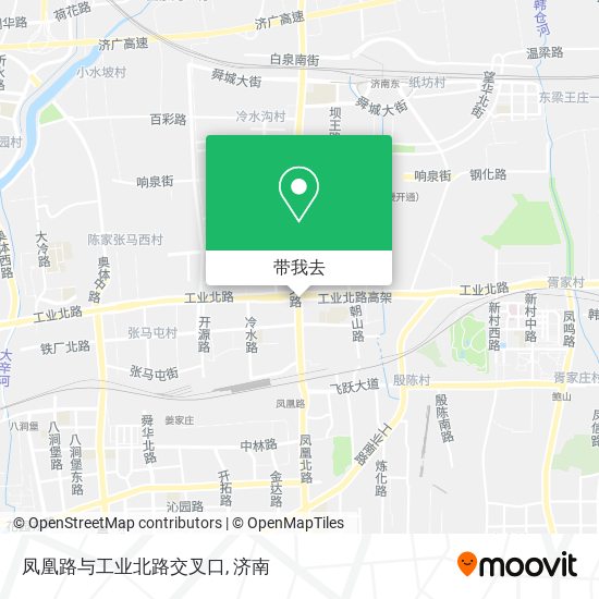 凤凰路与工业北路交叉口地图