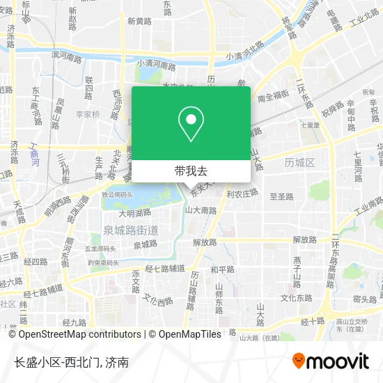 长盛小区-西北门地图