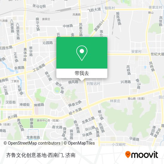 齐鲁文化创意基地-西南门地图
