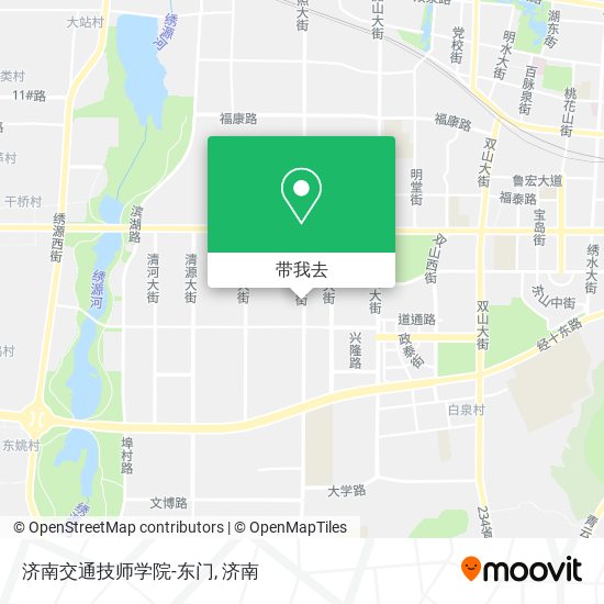 济南交通技师学院-东门地图