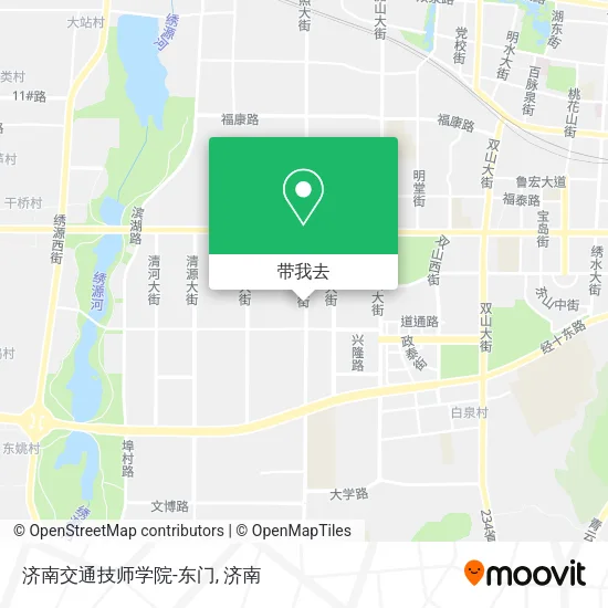 济南交通技师学院-东门地图