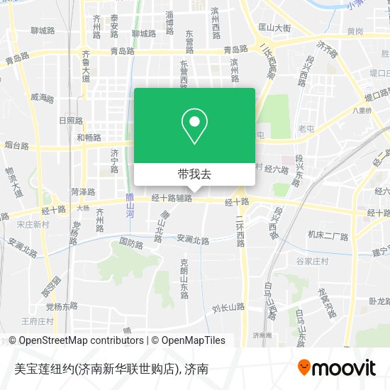 美宝莲纽约(济南新华联世购店)地图
