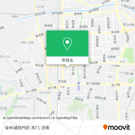 金科城纽约区-东门地图