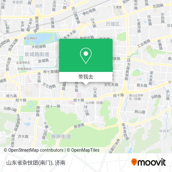 山东省杂技团(南门)地图