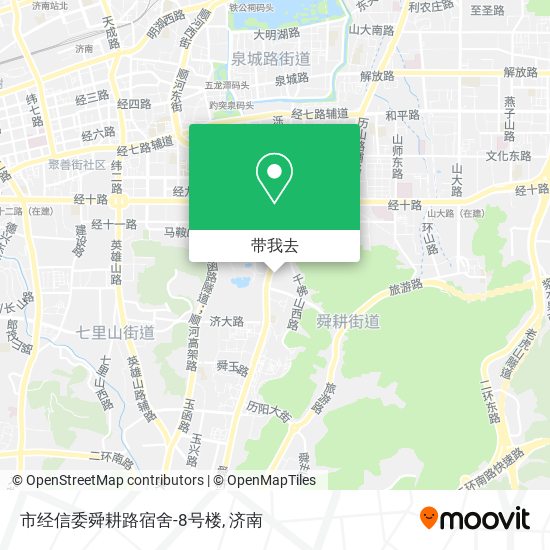 市经信委舜耕路宿舍-8号楼地图